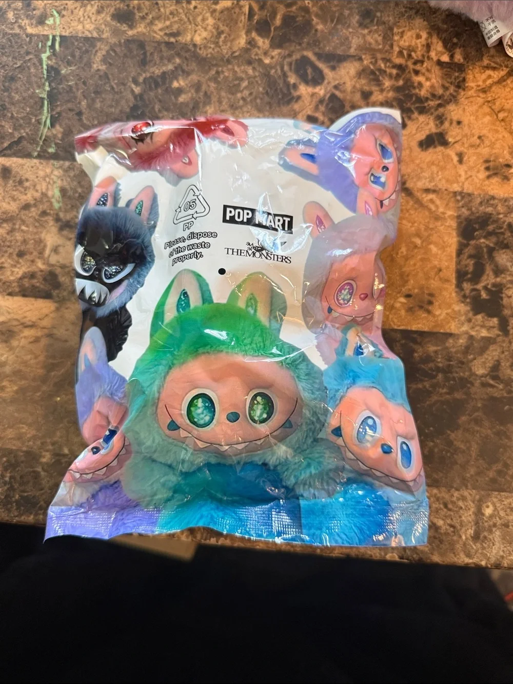 Pop Mart The Monsters Green Plush Small Pet Toy Blind bag color unknown